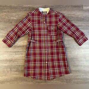Pendleton Shooting Shirt Dress Womens XS The Portland‎ Collection Plaid  Wool A6